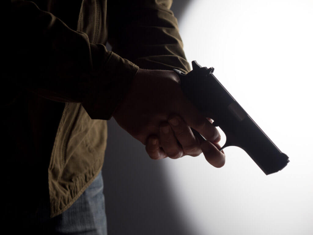 Man Holding Gun